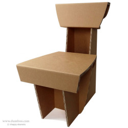 強化ダンボール製椅子「dumbooチェア」